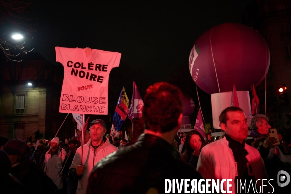 Manifestation contre la réforme des retraites le 17 Décembre 2019 à Paris