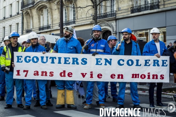 17.12.2019, Paris - Manifestation contre la reforme des retraites