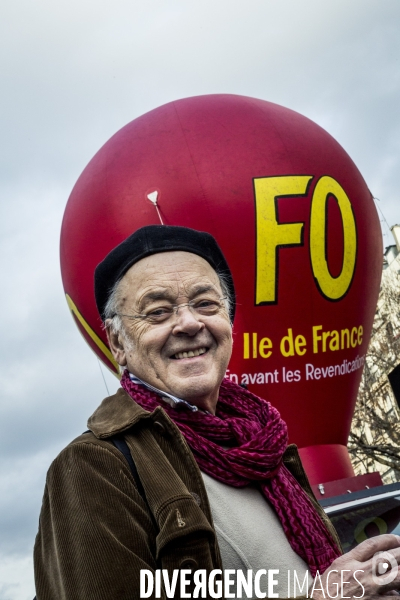 17.12.2019, Paris - Manifestation contre la reforme des retraites