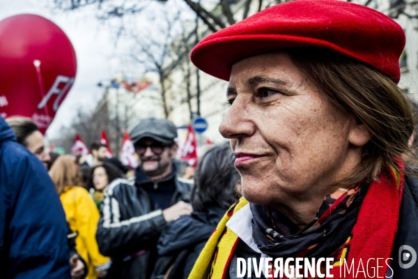 17.12.2019, Paris - Manifestation contre la reforme des retraites