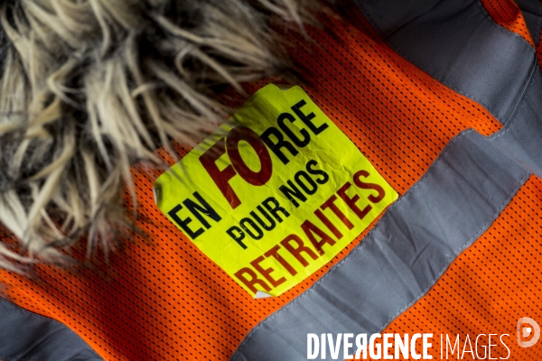 17.12.2019, Paris - Manifestation contre la reforme des retraites