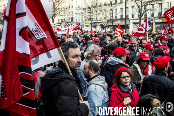 17.12.2019, Paris - Manifestation contre la reforme des retraites