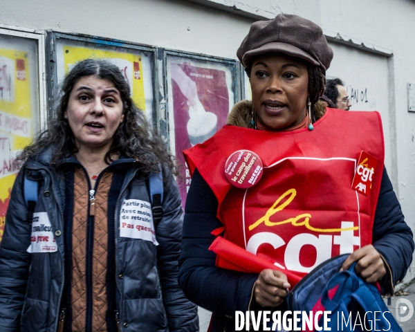 17.12.2019, Paris - Manifestation contre la reforme des retraites