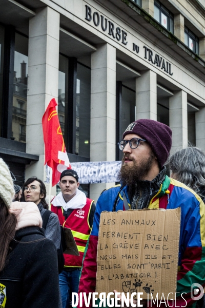 17.12.2019, Paris - Manifestation contre la reforme des retraites