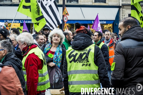 17.12.2019, Paris - Manifestation contre la reforme des retraites