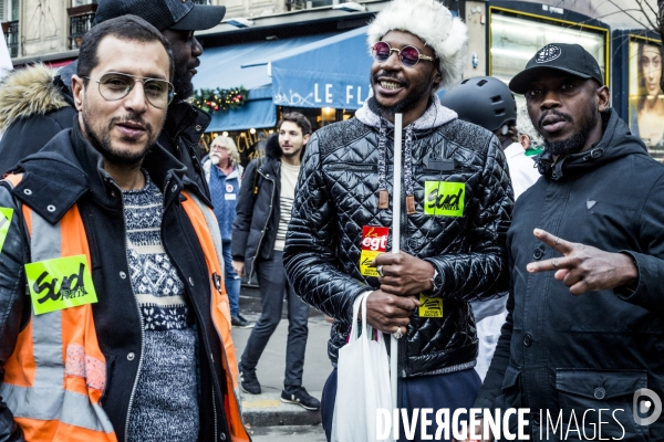 17.12.2019, Paris - Manifestation contre la reforme des retraites