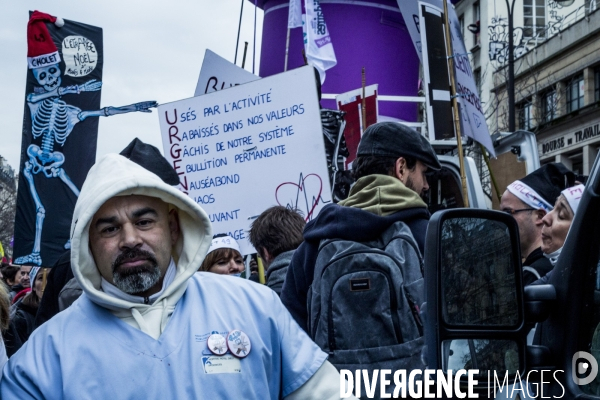 17.12.2019, Paris - Manifestation contre la reforme des retraites