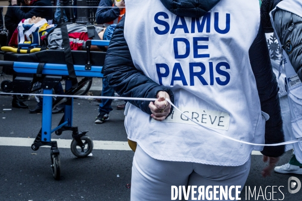 17.12.2019, Paris - Manifestation contre la reforme des retraites