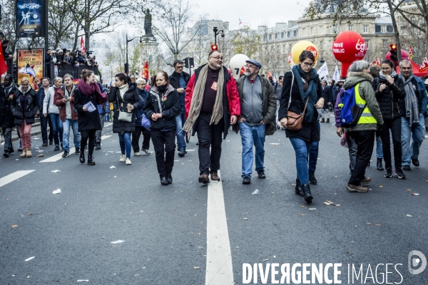 17.12.2019, Paris - Manifestation contre la reforme des retraites