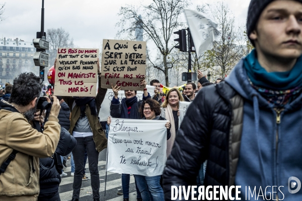 17.12.2019, Paris - Manifestation contre la reforme des retraites