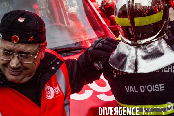 17.12.2019, Paris - Manifestation contre la reforme des retraites