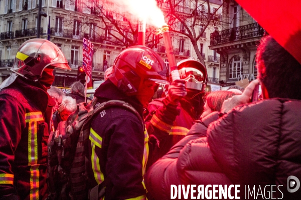 17.12.2019, Paris - Manifestation contre la reforme des retraites