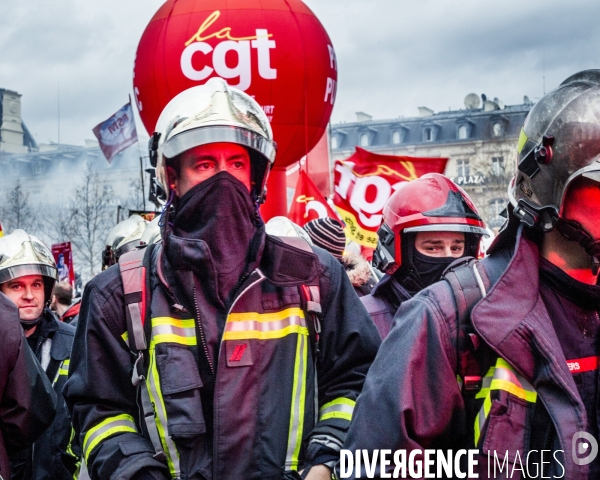 17.12.2019, Paris - Manifestation contre la reforme des retraites