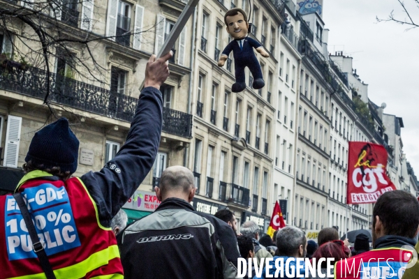 17.12.2019, Paris - Manifestation contre la reforme des retraites