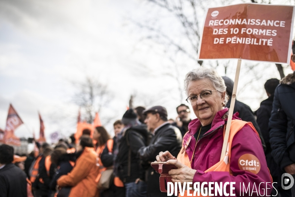 Manifestation contre la réforme des retraites