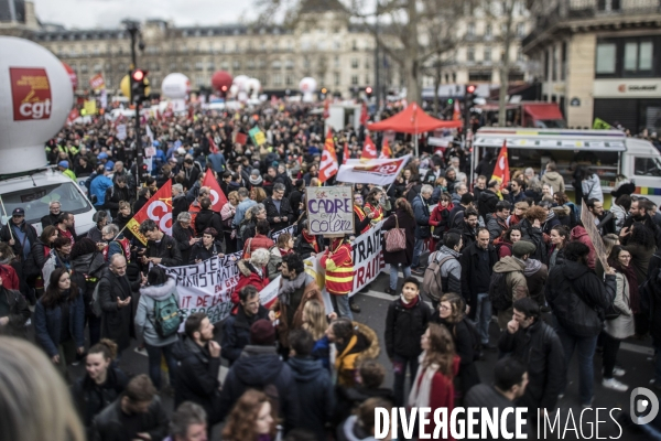 Manifestation contre la réforme des retraites