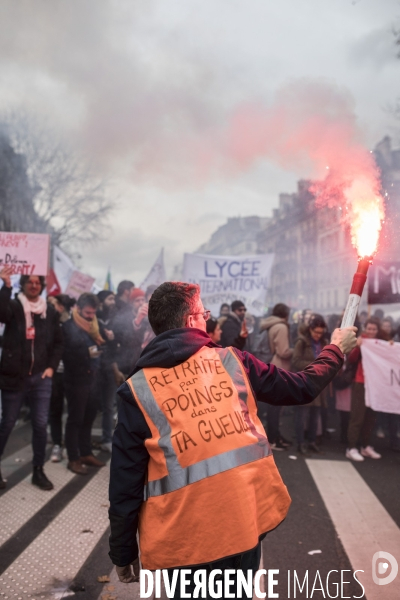Manifestation contre la réforme des retraites