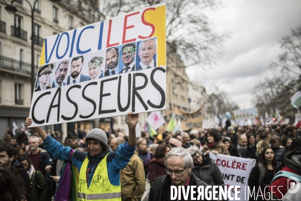 Manifestation contre la réforme des retraites