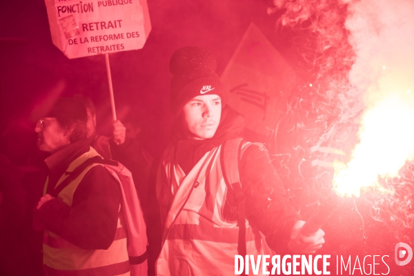 Manifestation contre la réforme des retraites