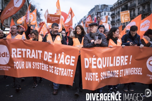 Manifestation contre la réforme des retraites