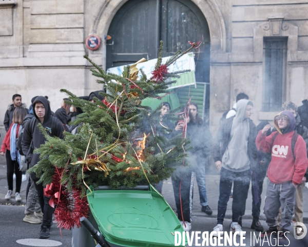 Lycée Colbert, mouvement de lycéens