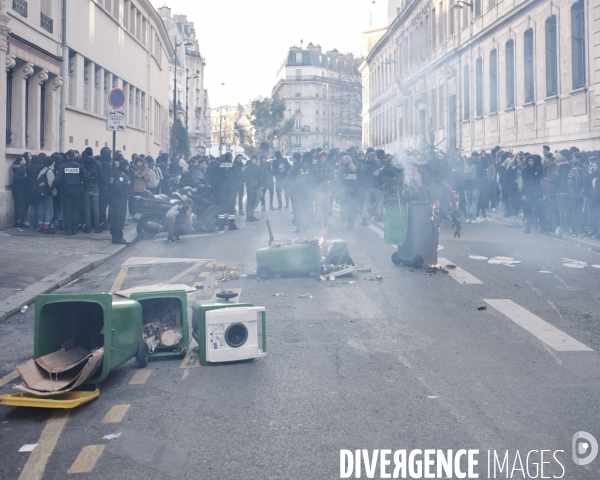 Lycée Colbert, mouvement de lycéens