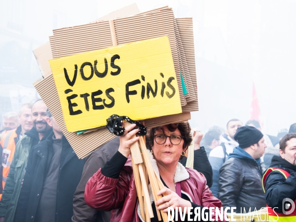 17/12/2019 - Marche contre la réforme des retraites
