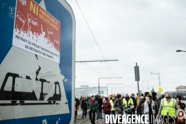 Manifestation contre la réforme des retraites