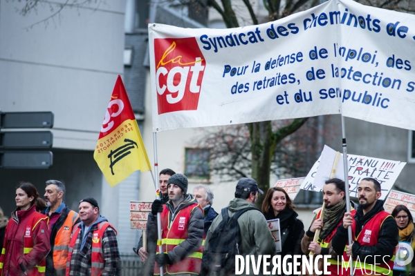 Manifestation contre la réforme des retraites