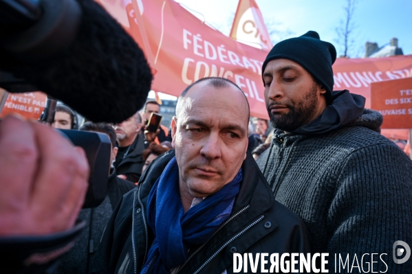 Manifestation contre la réforme des retraites.