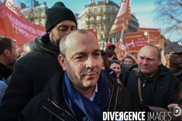 Manifestation contre la réforme des retraites.