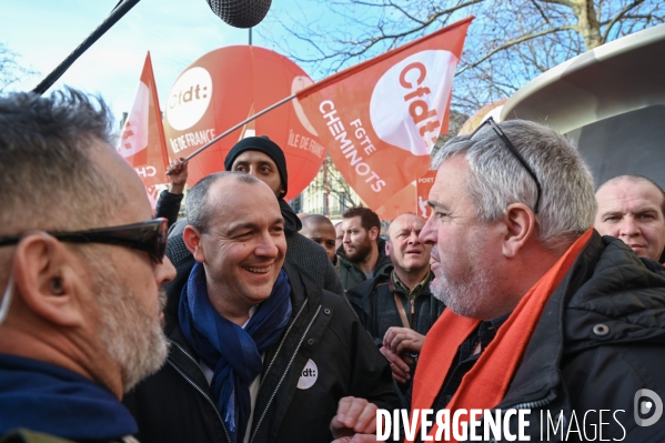 Manifestation contre la réforme des retraites.