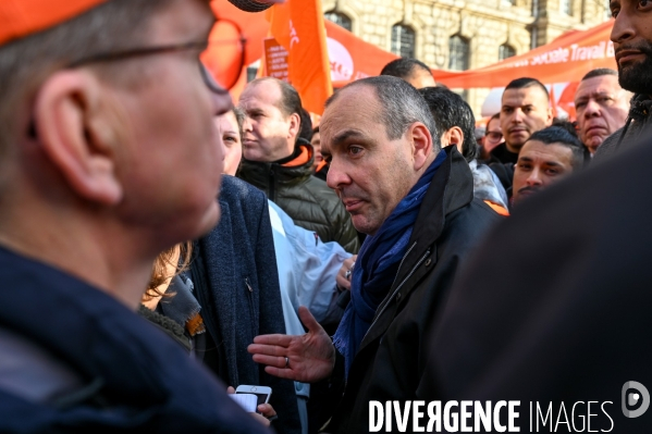 Manifestation contre la réforme des retraites.