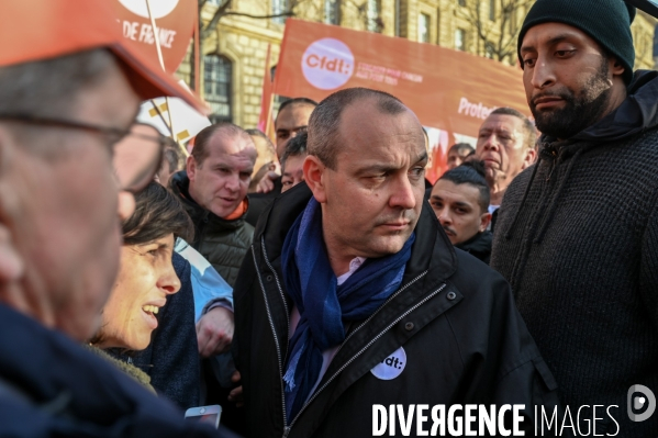 Manifestation contre la réforme des retraites.