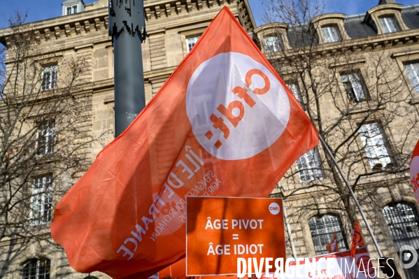 Manifestation contre la réforme des retraites.