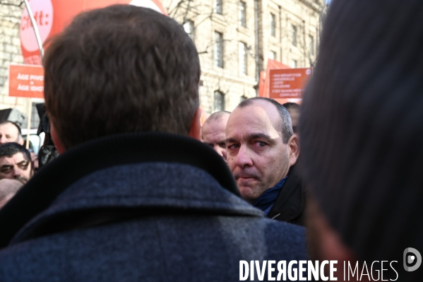Manifestation contre la réforme des retraites.