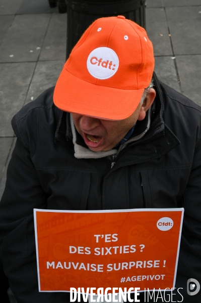 Manifestation contre la réforme des retraites.