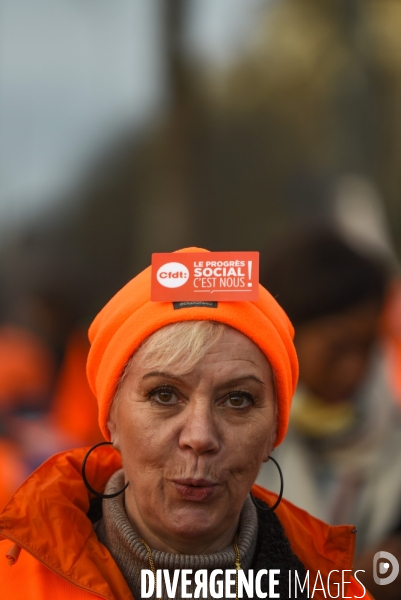 Manifestation contre la réforme des retraites.