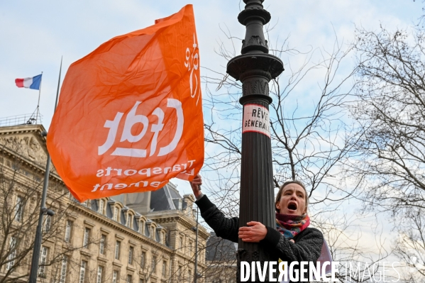 Manifestation contre la réforme des retraites.
