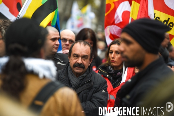 Manifestation contre la réforme des retraites.