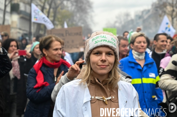 Manifestation contre la réforme des retraites.