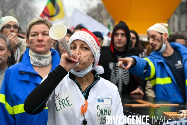 Manifestation contre la réforme des retraites.