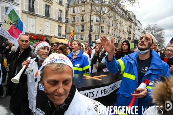 Manifestation contre la réforme des retraites.