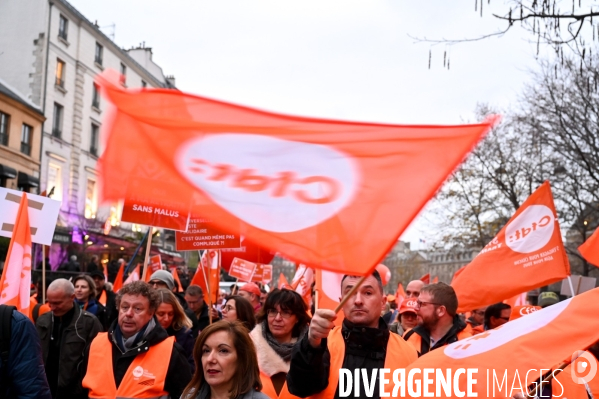 Manifestation contre la réforme des retraites.