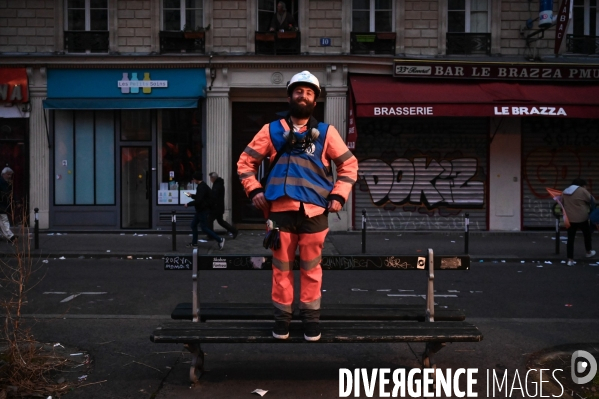 Manifestation contre la réforme des retraites.