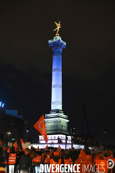 Manifestation contre la réforme des retraites.