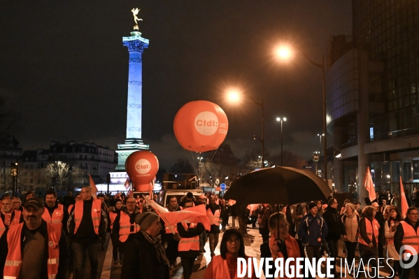 Manifestation contre la réforme des retraites.