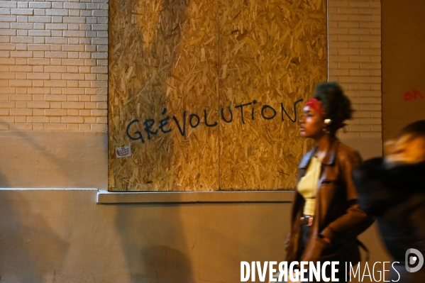 Manifestation contre la réforme des retraites.