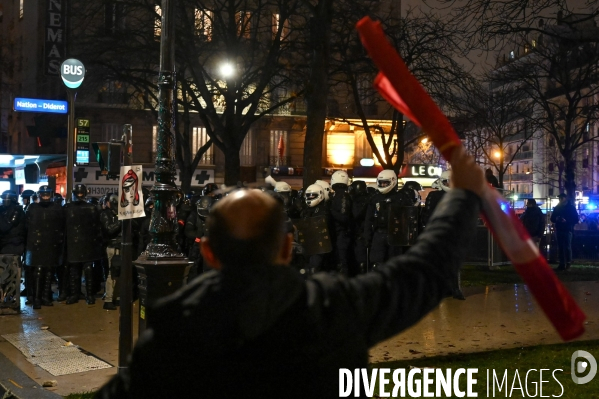 Manifestation contre la réforme des retraites.