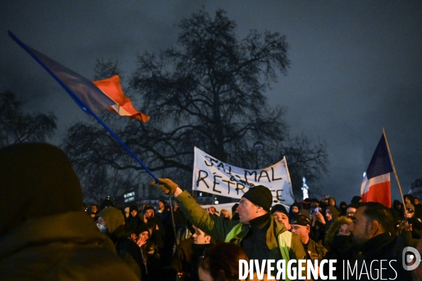 Manifestation contre la réforme des retraites.